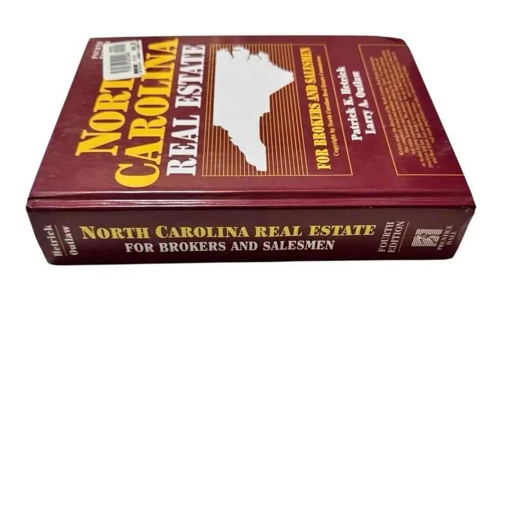 North Carolina Real Estate for Brokers and Salesmen - Hardcover - NEW